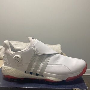 Adidas Men's White Golf Shoes